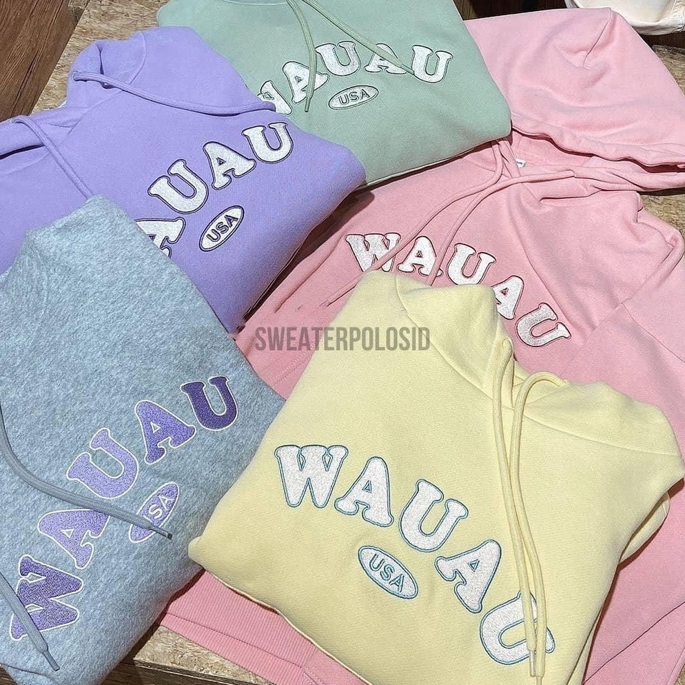 TERPERCAYA SWEPO Hoodie Jumper WAUAU (Bordir) S-XXL (Pria & Wanita)