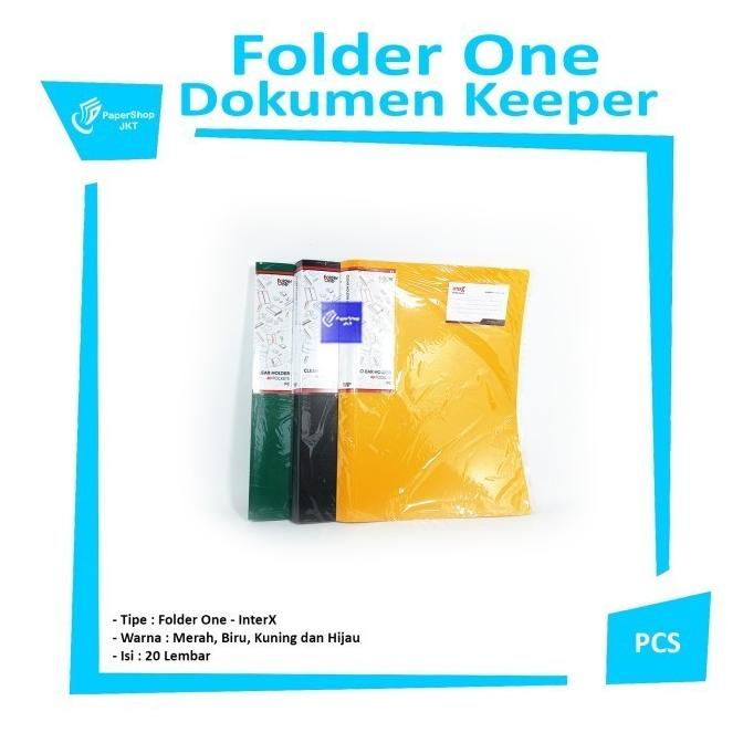 

Murah Folderone - Dokumen Keeper - Clear Holder Ch 20 Lembar Folio