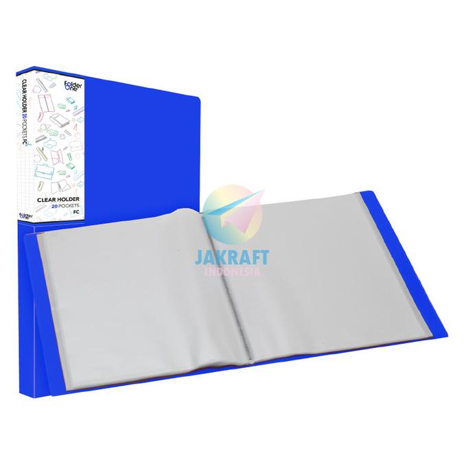 

Baru Clear Holder Folio F4 Fc Isi 60 Display Book (Biru Blue)