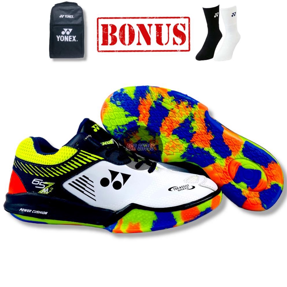 laris manis Sepatu Bulutangkis Pria Yonex SHB 65 Z 2 M Pria Karet / Sepatu Batminton Pria Terlaris/ 