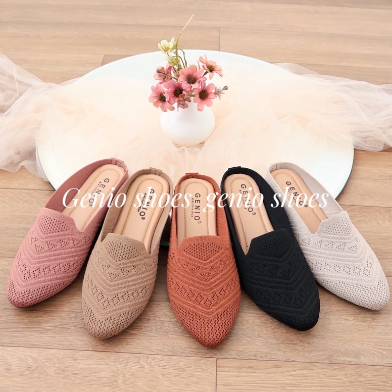 Rekomendasi SEPATU RAJUT WANITA IMPOR PREMIUM  FLAT GENIO