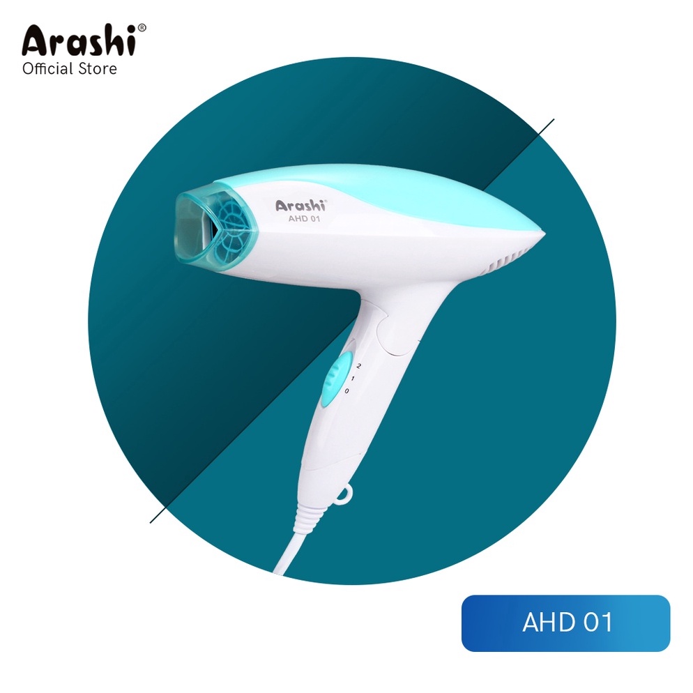 CHEKOUT Arashi Hair Dryer AHD 01/ Pengering Rambut Profesional / 200-400 Watt