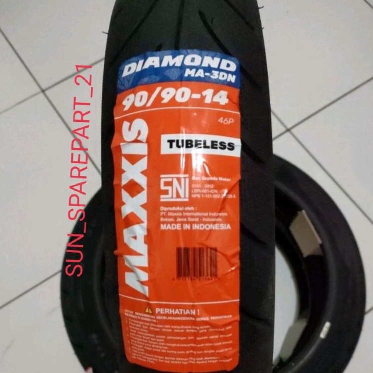 siap kirim Ban tubeless motor matic ring 14 70/90-14 80/90-14 90/90-14 90/80-14 100/80-14 Maxxis Dia