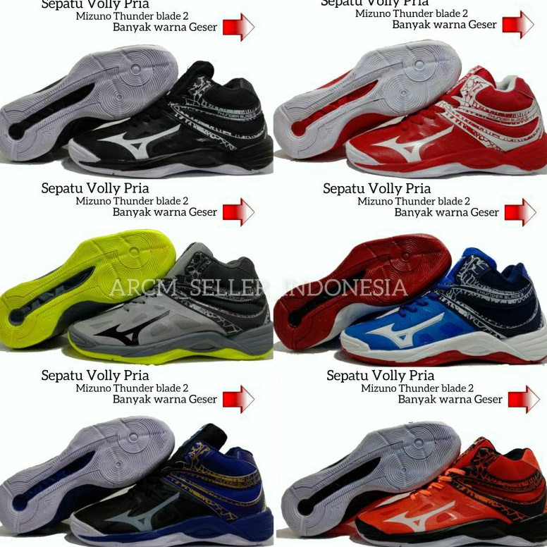 New Stock Sepatu Mizuno Thunder Blade 2 Sepatu Volly Mizuno Thunder Blade 2 Sepatu Volly Mizuno Thun