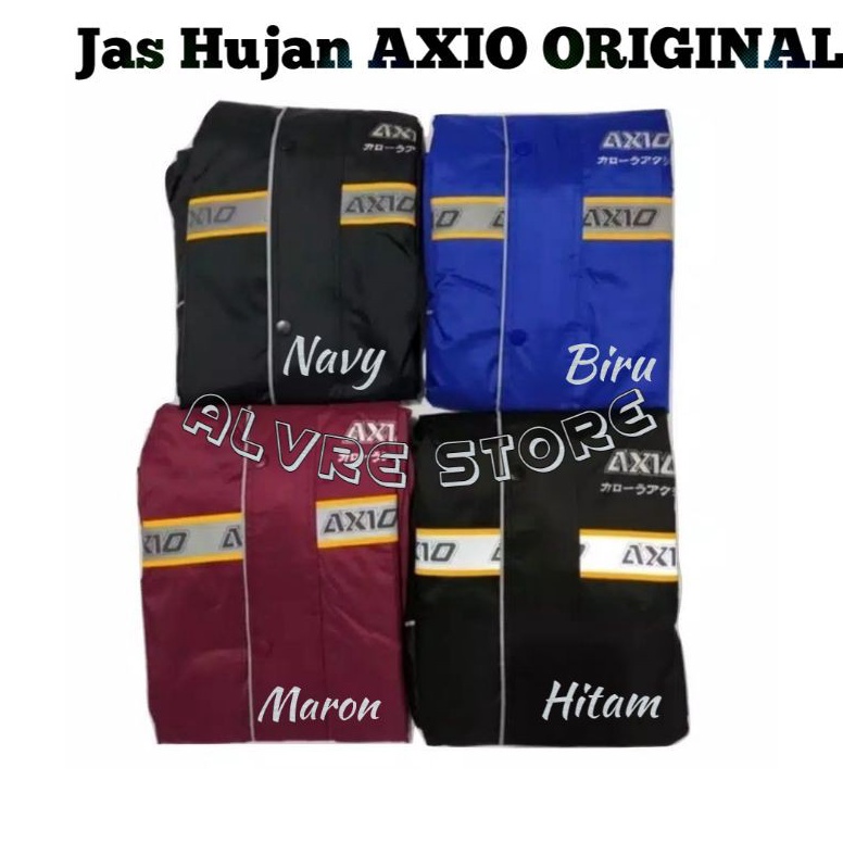 stok baru Jas Hujan AXIO SILVER SERIES 882-A ORIGINAL SCOTLIGHT SILVER ORANGE-DIJAMIN AXIO ORIGINAL 