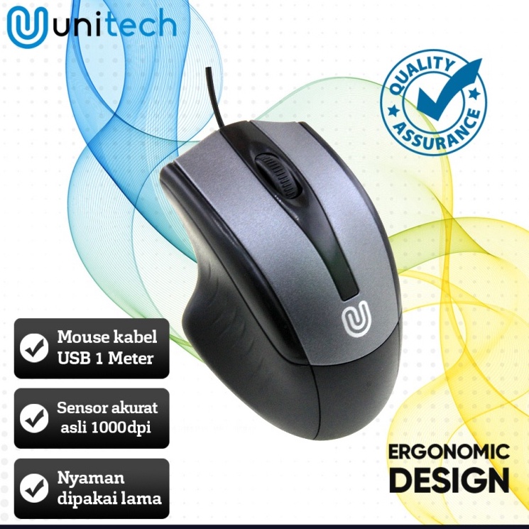 TERBARU NUZ Optical Mouse Kabel Unitech G5