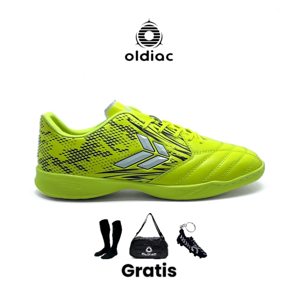 Big Sale Oldiac - Sepatu Futsal Olahraga attack garuda hitam stabilo phoenix