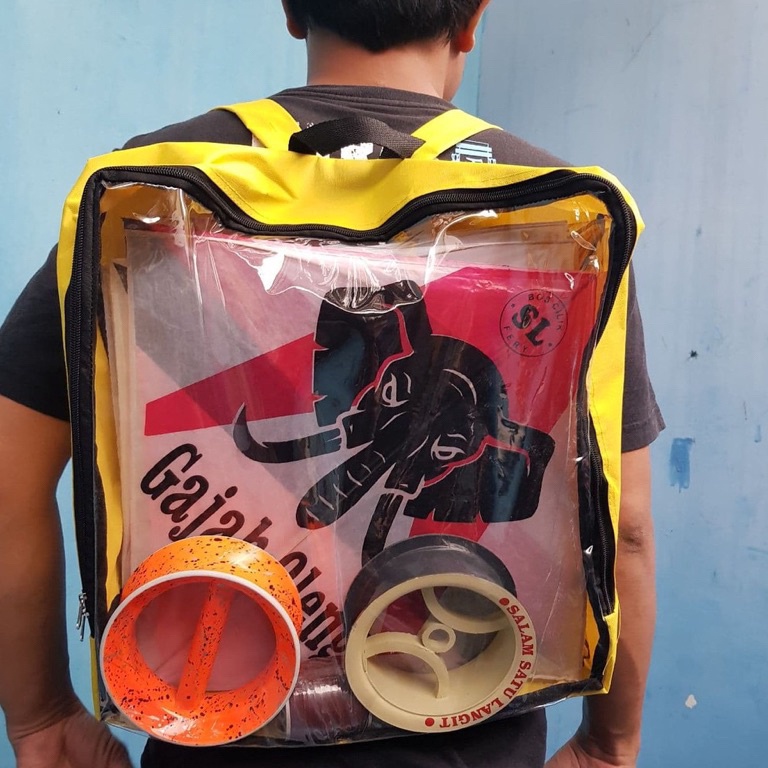 New Stock Tas Layangan Jinjing Mern Black Editions Kite Fighter Jakarta by TW Layangan Super