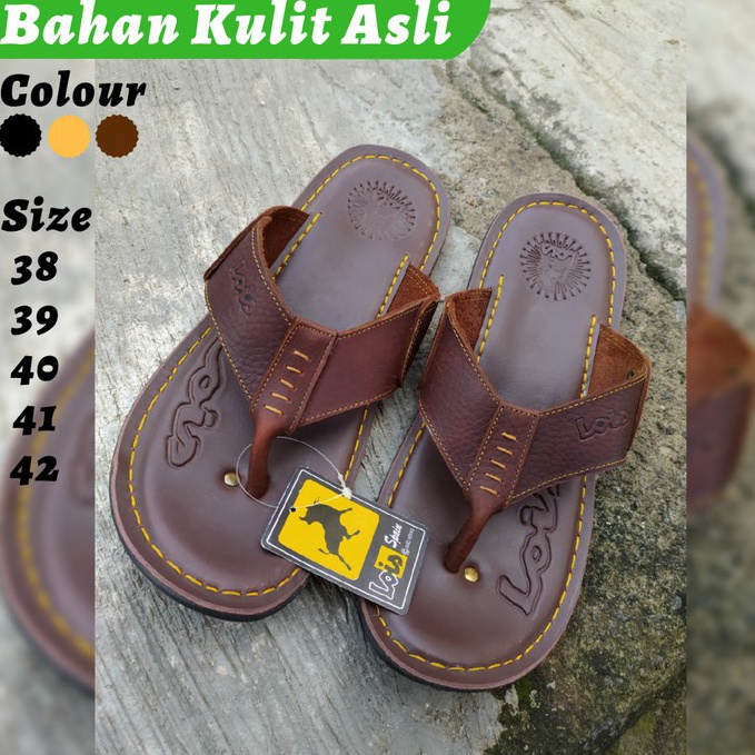 READY SANDAL PRIA KULIT LOIS ORIGINAL/ SANDAL JAPIT PRIA