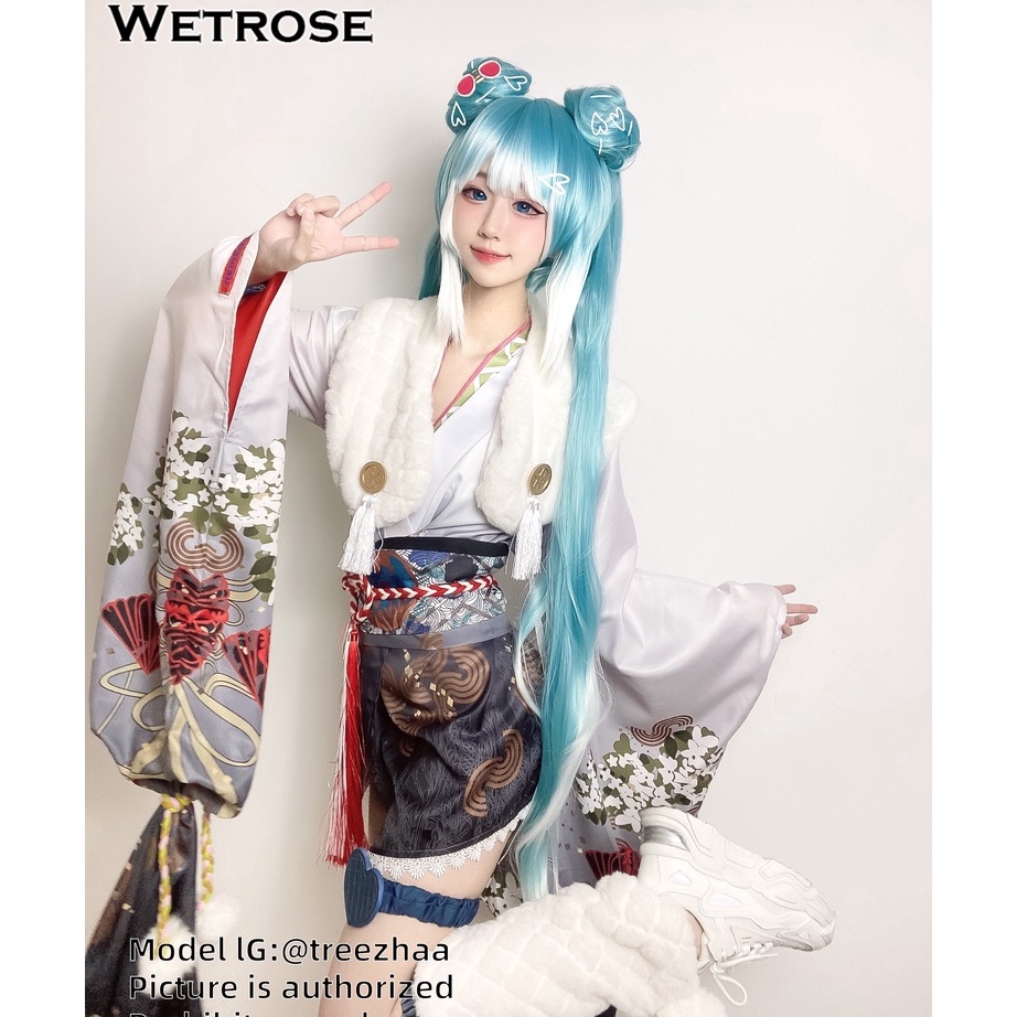 TTA748 【Wetrose】 Ready Stock Kobo Kanaeru Kimono New Skin Costume Cosplay Kostum Kawaii Lucu +