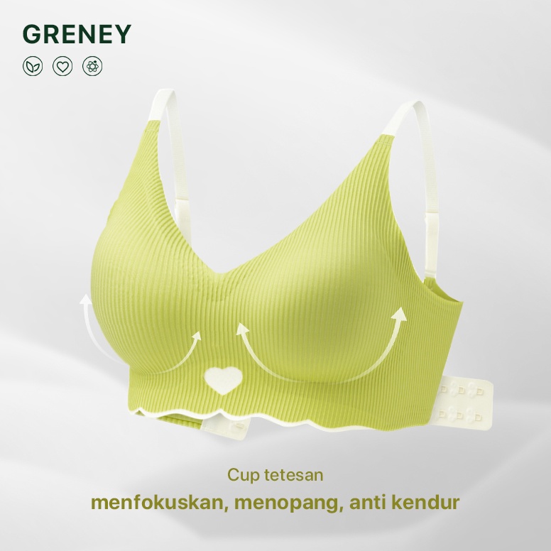 TERPERCAYA GRENEY | Bra Wanita Akordeon Love Bergesper Seamless 89602