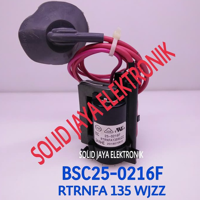 TERBAIK PLAYBACK FLYBACK TV SHARP BSC25-0216F FA135 RTRNFA 135 WJZZ - FA 135 FA-135 BSC25-0216 BSC 2