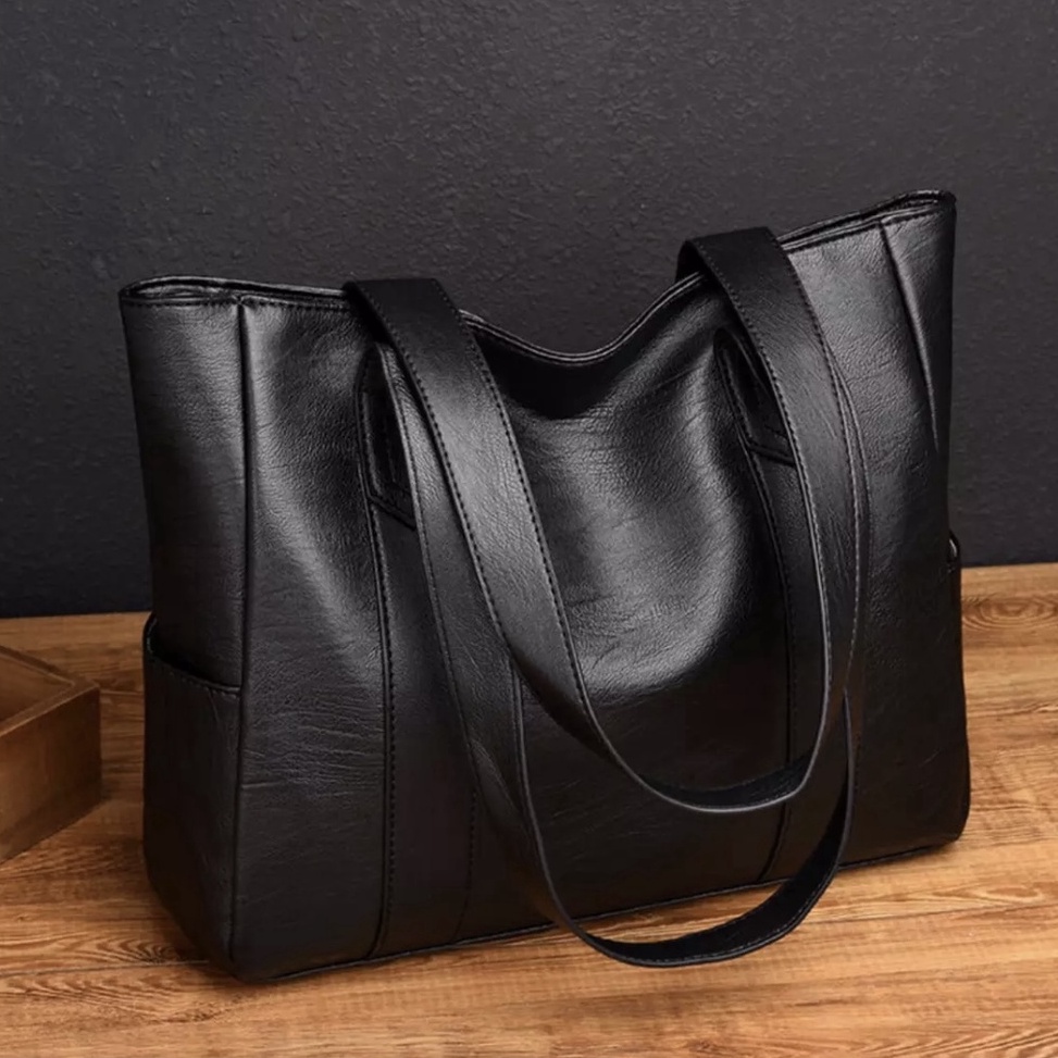 HARGA TERMURAAH Tas Tote bag Wanita Kulit Kapasitas Besar - Totebag Kulit - Tas Wanita - Tas Wanita 