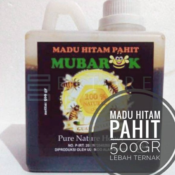 

♪↔✴❆ Madu Asli Lebah ternak Madu Hitam Pahit 500gr #MUBAROK Super Promo