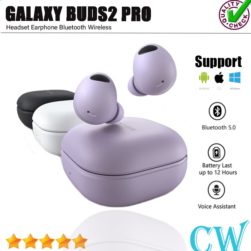 Terkini Headset Bluetooth Galaxy Buds 2 Pro Ori Super Clone 1 : 1 R510