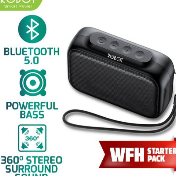Readystock MUSIK BOX ROBOT RB 100 DAN RB 110 ORIGINAL BLUETOOTH POWERPUL BASS BATRAI 1200 MAH KUAT U
