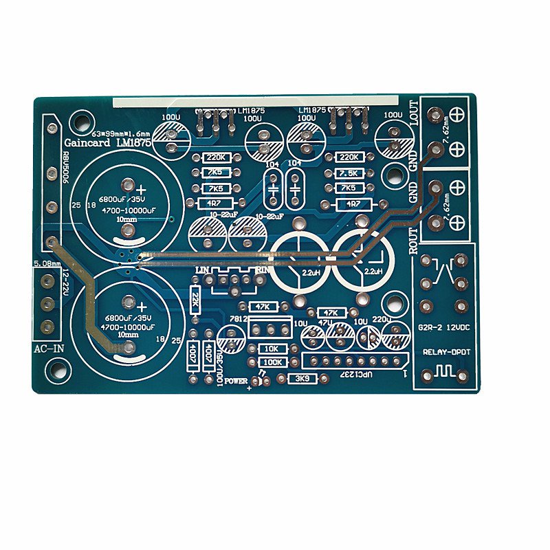 ✅&LM1875  Amplifier PCB  Stereo  Gaincard GC Version LM1875 Low Distortion AMP PCB No components