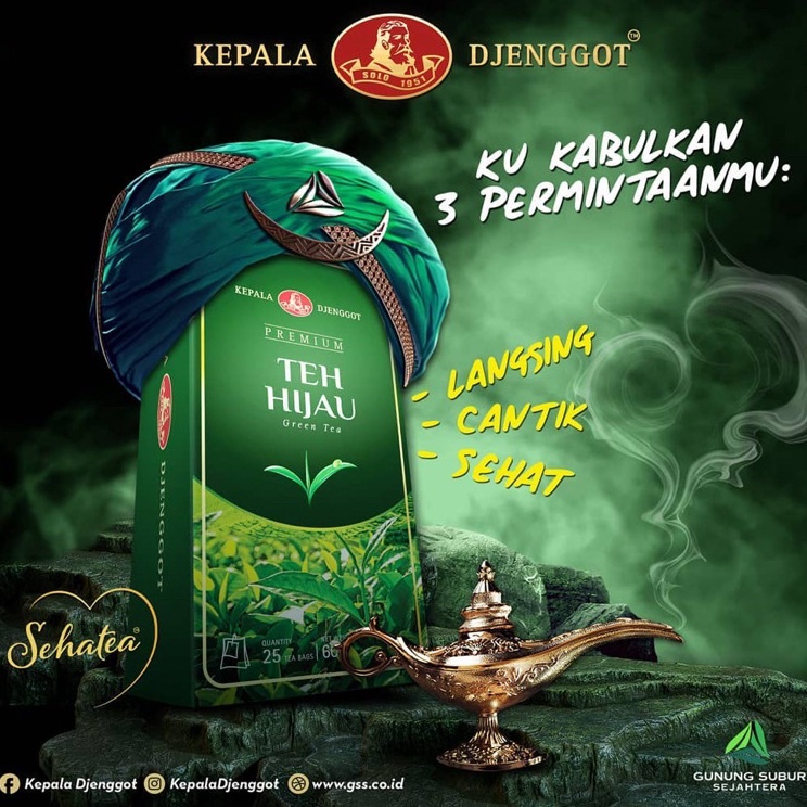 

Kirim Sekarang Kepala Djenggot - Green Tea Premium 60gr Bestseller