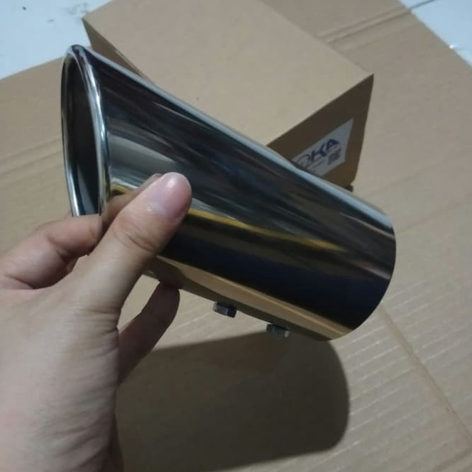 Rekomendasi Muffler Cutter Buntut Knalpot Honda Brio Satya BRIO RS Mobilio Universal diameter 6cm