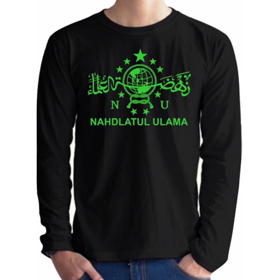 Best Product Topmode- kaos pria dewasa NU nahdlatul ulama lengan panjang