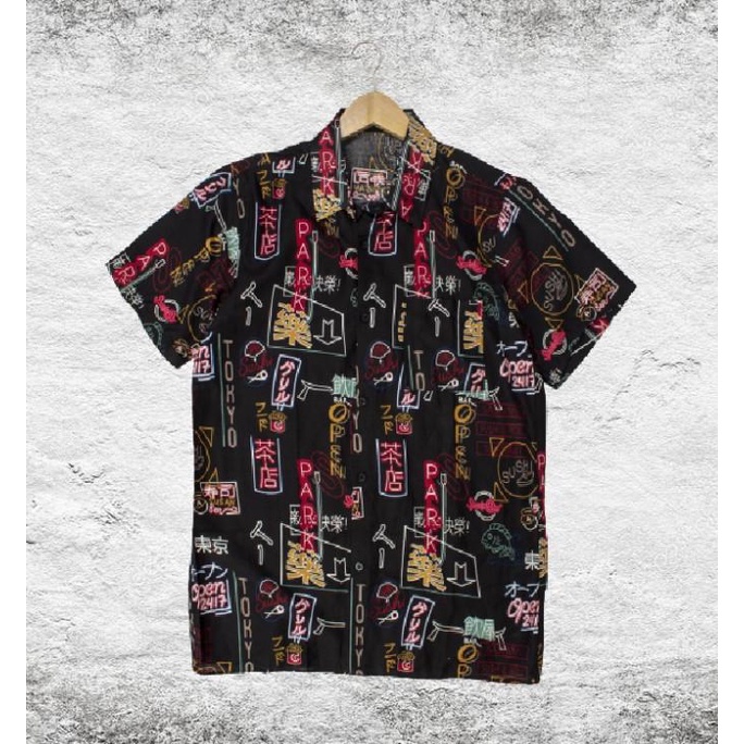FortKlass HAWAI JAPAN Kemeja Hawaii Bali Pria Motif Kemeja Pantai Cowo