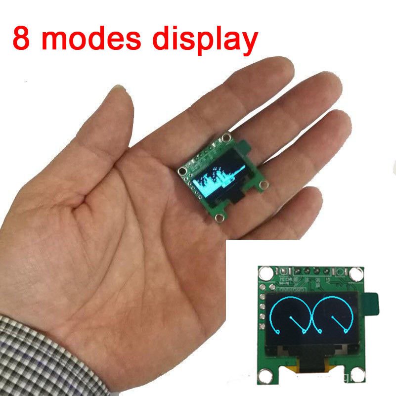 ✅&Mini 0.96" OLED Music Spectrum Display Analyzer MP3 PC Amplifier Audio Level Indicator music rhyth
