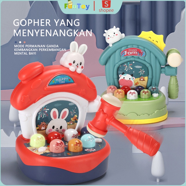 SIAP KIRIM FUNTOY Beats Hamster Mainan Anak Permainan teka-teki Lampu Musik