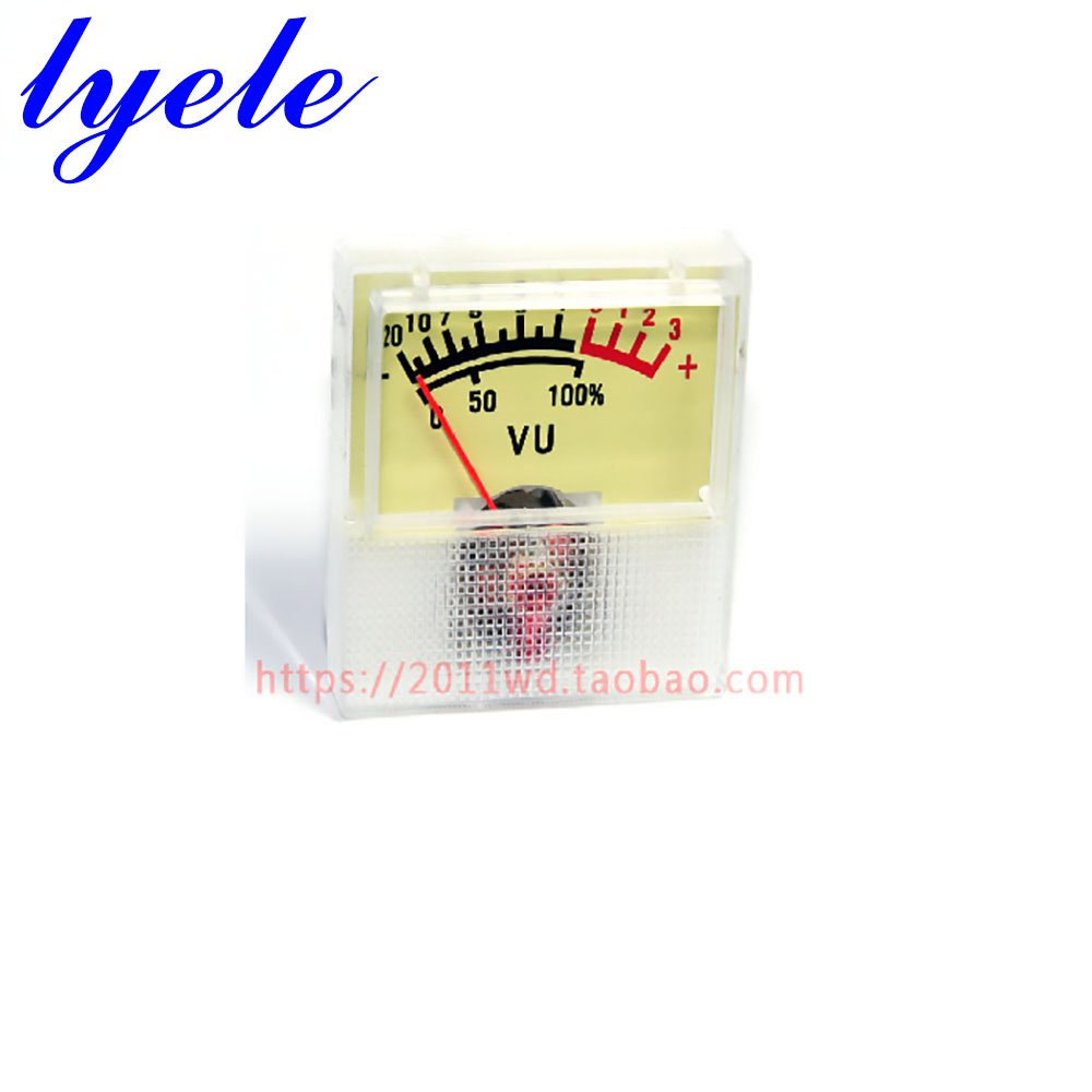 ✅&VU Meter Radio Amplifier Pointer Meter 650 Ohm 0-500uA