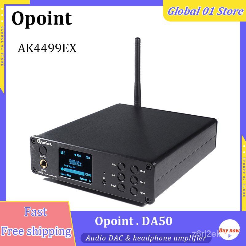 ✅&Opoint DA50 AK4499EX AK4191EQ Audio Balance DAC USB Amanero 384KHz DSD512 Bluetooth 5.1 LDAC Decod