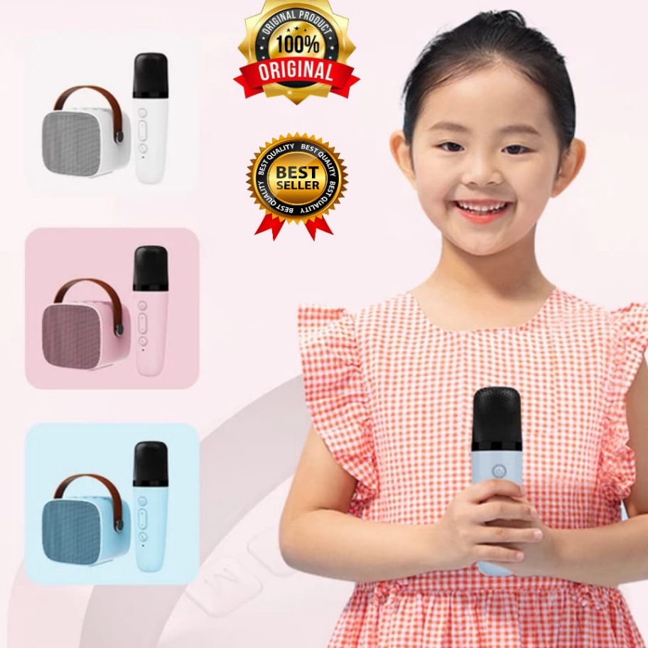 ➩↓✮≛ Speaker Karaoke Bluethoot Bass P2 Microphone Premium Terbatas