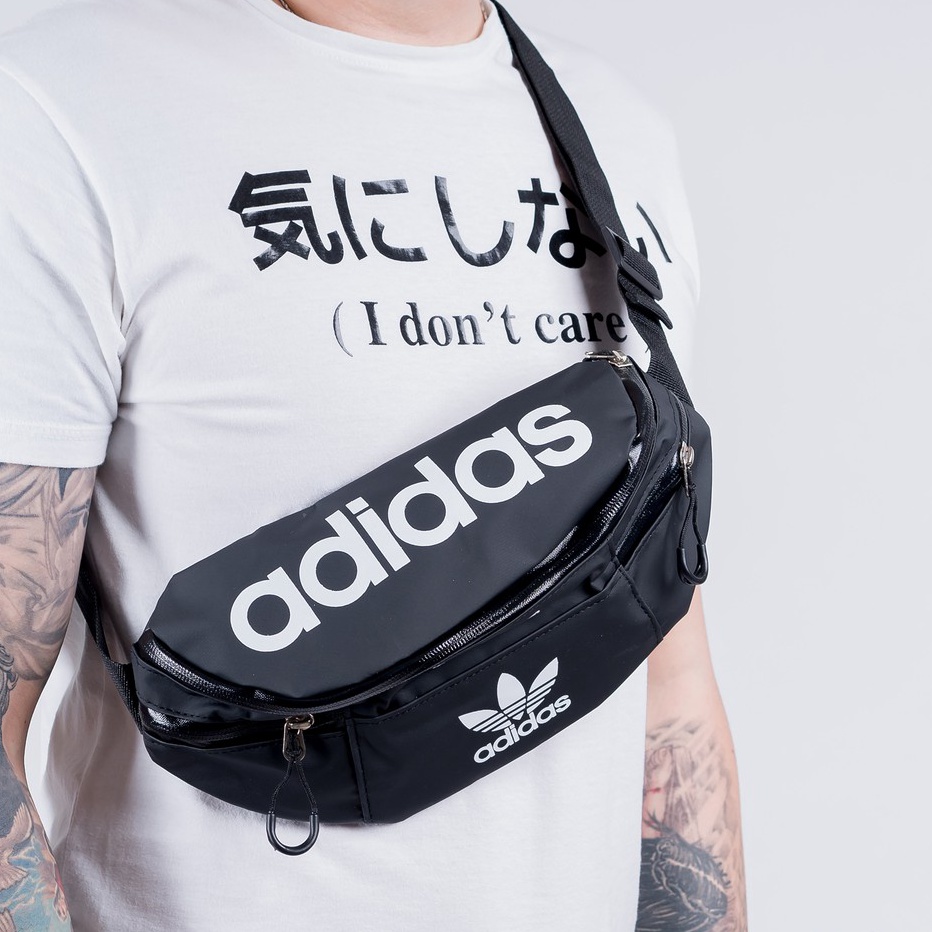 Terlaku.. Tas Pinggang Pria Adidas Waterproof Import High Quality Tas Pinggang Tas selempang Wanita 