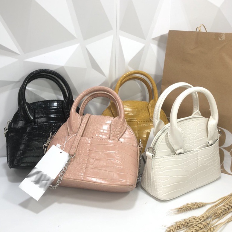TREND TERBARU Tas Alma Croco ORI Mini Import