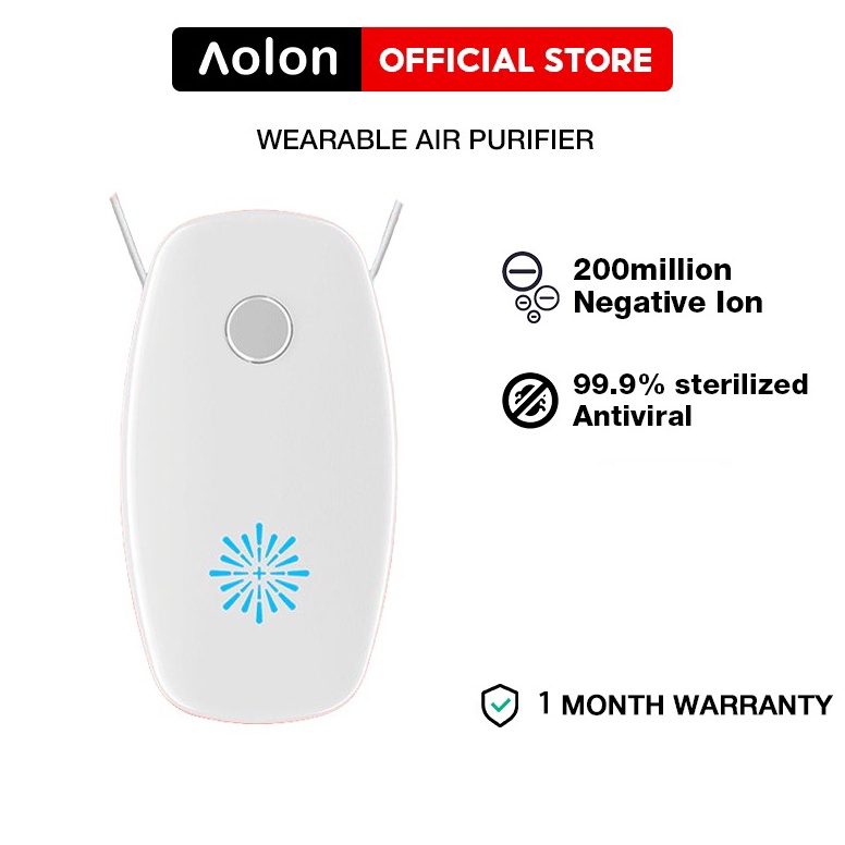 MURAH MERIAH Aolon  Air Purifeir M11 200million Negative Ion Air Purifier ionizer Necklace Mini Pers