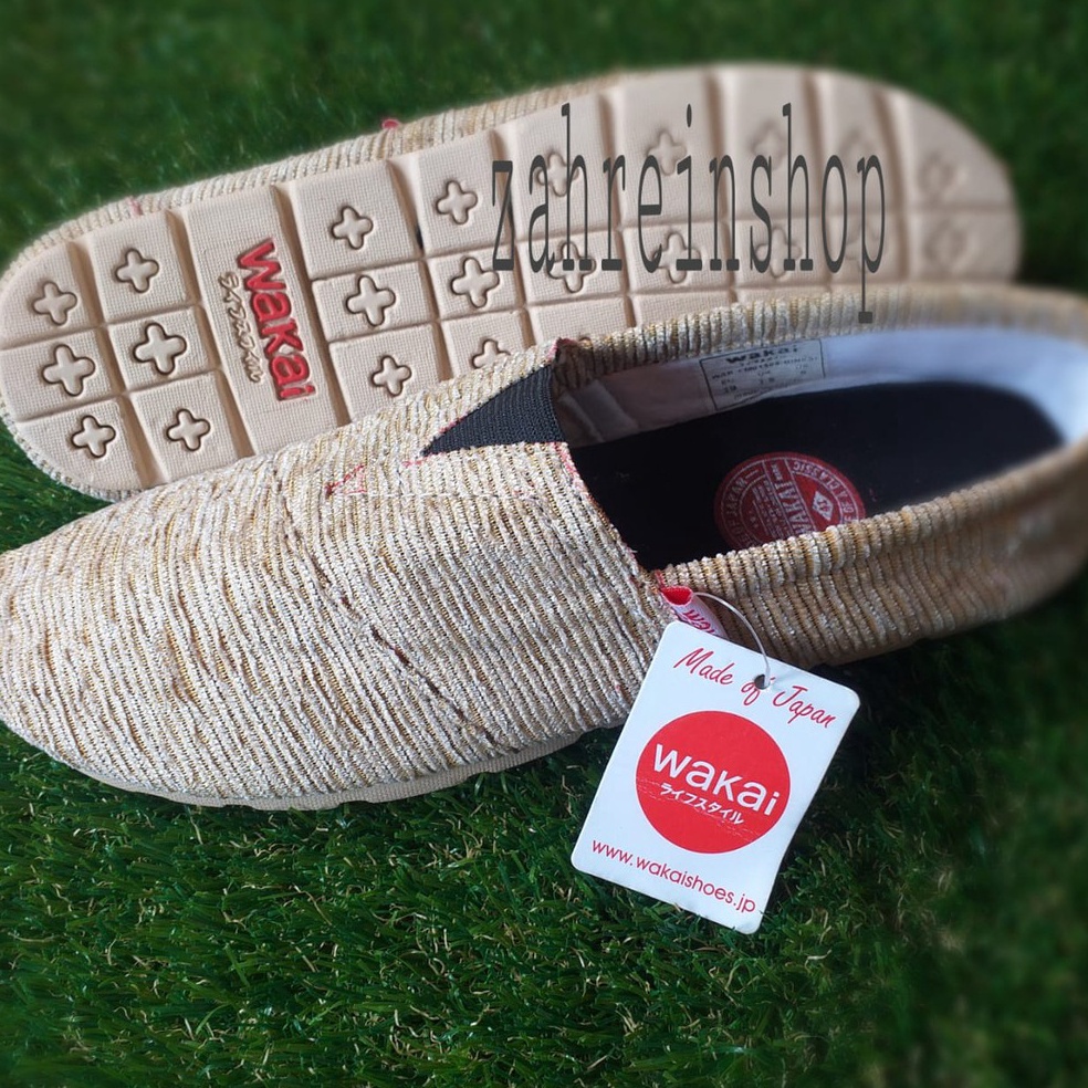 TERBAIK WAKAI motif Rajut limited edition sol karet pria wanita 36 - 43