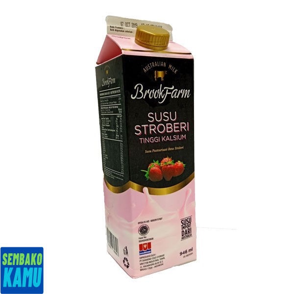 

Brookfarm Fresh Milk High Cal Strawberry 946 ml - Susu