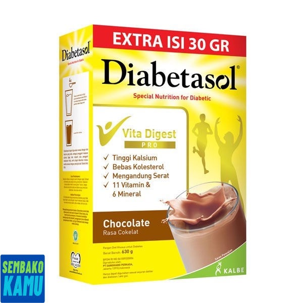 

Diabetasol Choco Box 600 gr
