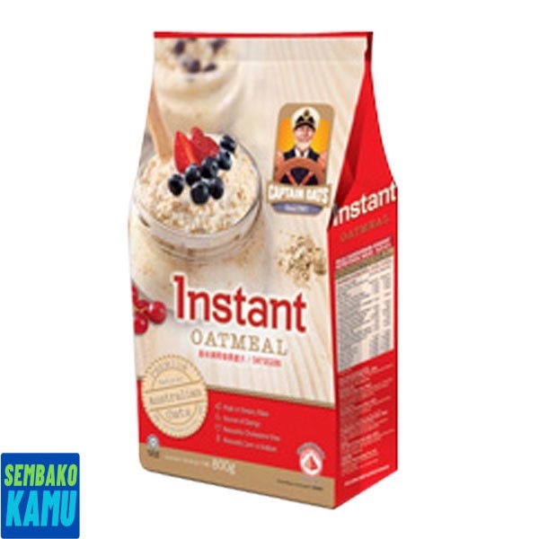 

Captain Oats Instant Oatmeal 800 gr