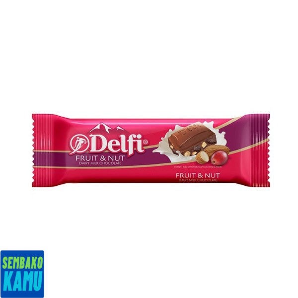 

Delfi Cokelat Fruit & Nut 40 gr