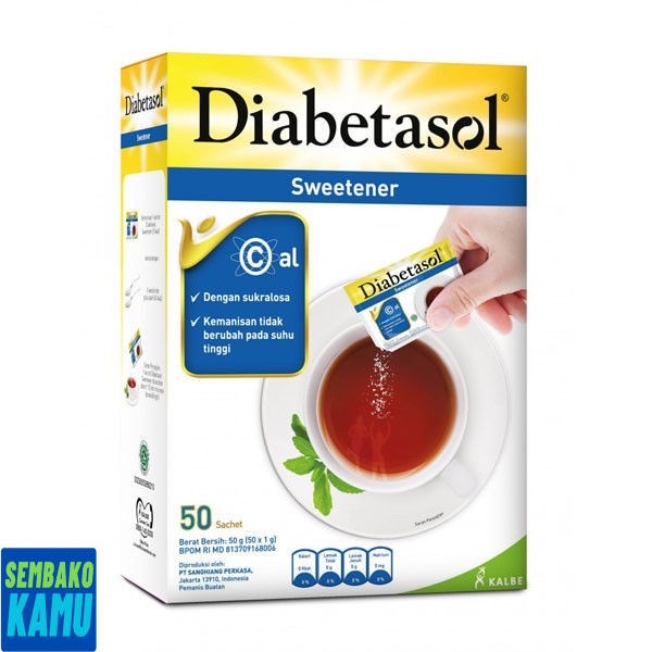 

Diabetasol Zero Calorie Sweetener 50 pcs - Gula