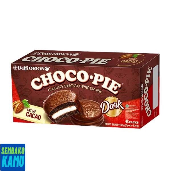 

Delfi Orion Choco Pie Dark 6 pcs x 180 gr - Cokelat