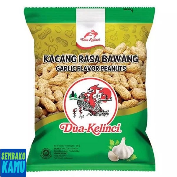 

Dua Kelinci Garlic Nut 180 gr - Kacang