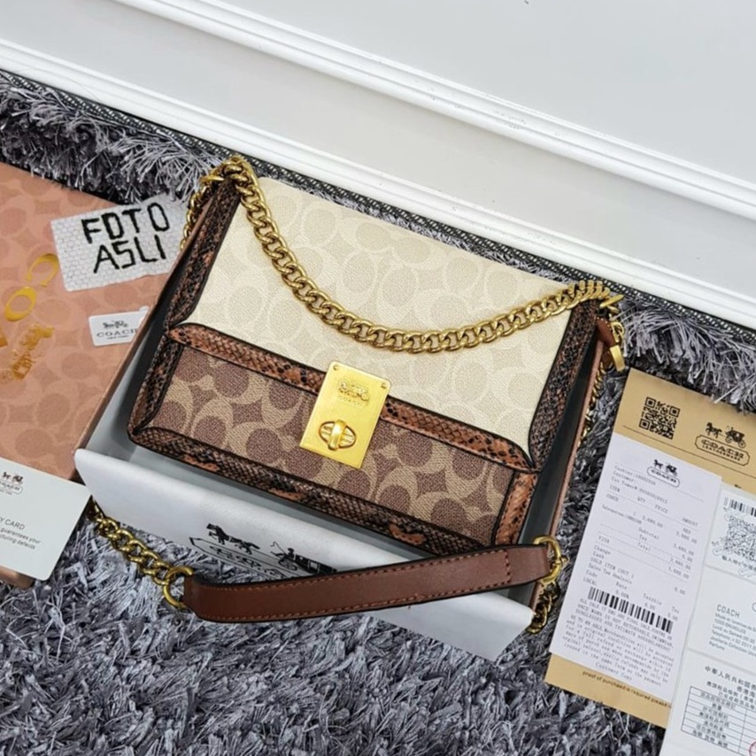 SPECIAL PRICE C¤ACH Hutton Shoulder 8801 Kombi SnakeSkin Ada no Seri ((Free GantunganSarung+BubbleWr