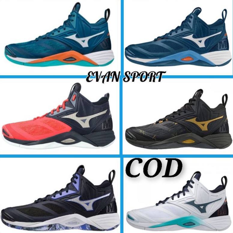 Stok Terbatas sepatu Volly mizuno wave lightning Mid IMPORT sepatu Voli mizuno sepatu Olahraga Badmi
