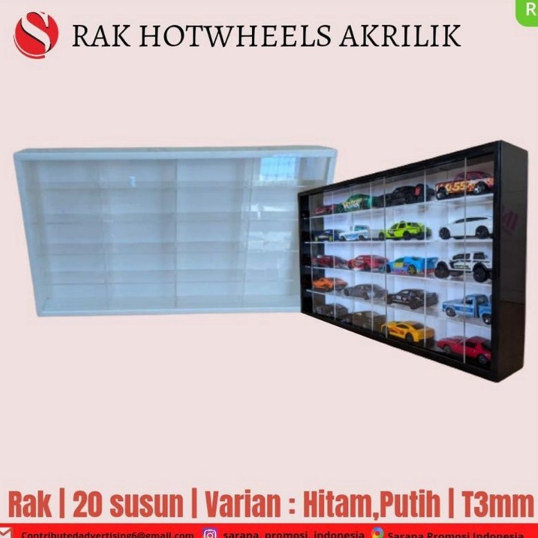 LARIS MANIS tempat hotwheels akrilik / rak hotwheels akrilik / dispy rak hotweels