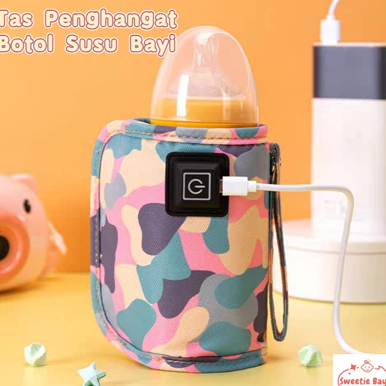 ↑ Tas Penghangat botol susu portable pemanas susu portable pemanas asi portable alat penghangat asi 