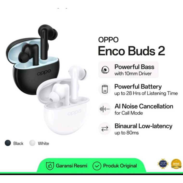 VIRAL OPPO ENCO BUDS 2 BLUETOOTH ORIGINAL