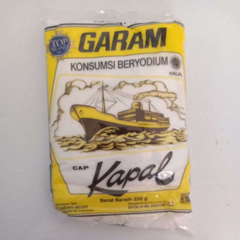 

Garam Beryodium Cap Kapal 250g