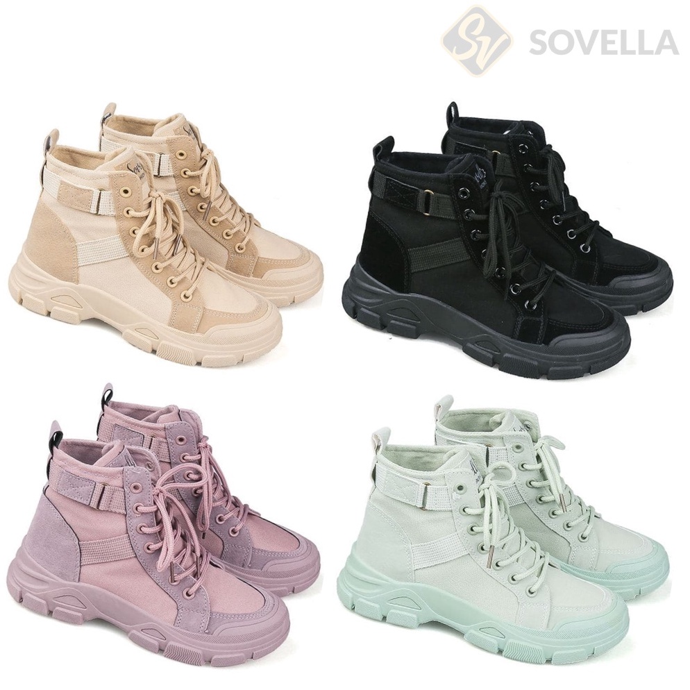 Recomended SOVELLA Lizza Sneakers Sepatu Wanita Tali Sport