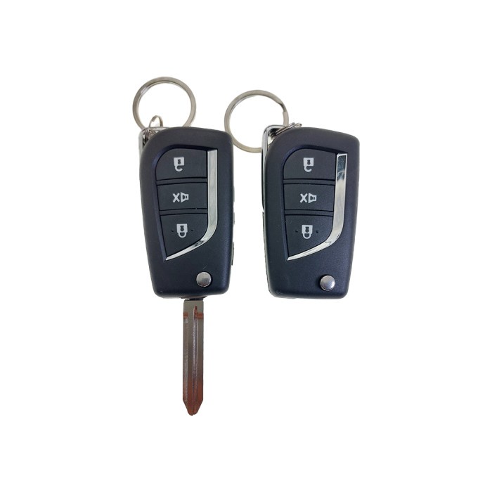 Alarm Mobil HLD KUNCI TOYOTA alaram mobil kunci lipat universal -1002