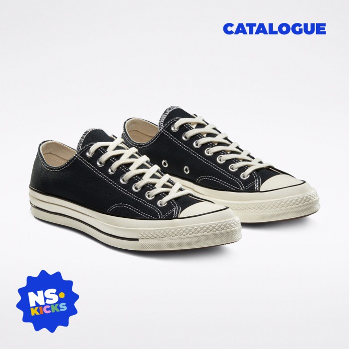 SALE Converse 70s Black Egret Low Original Converse 1970 Chuck 70